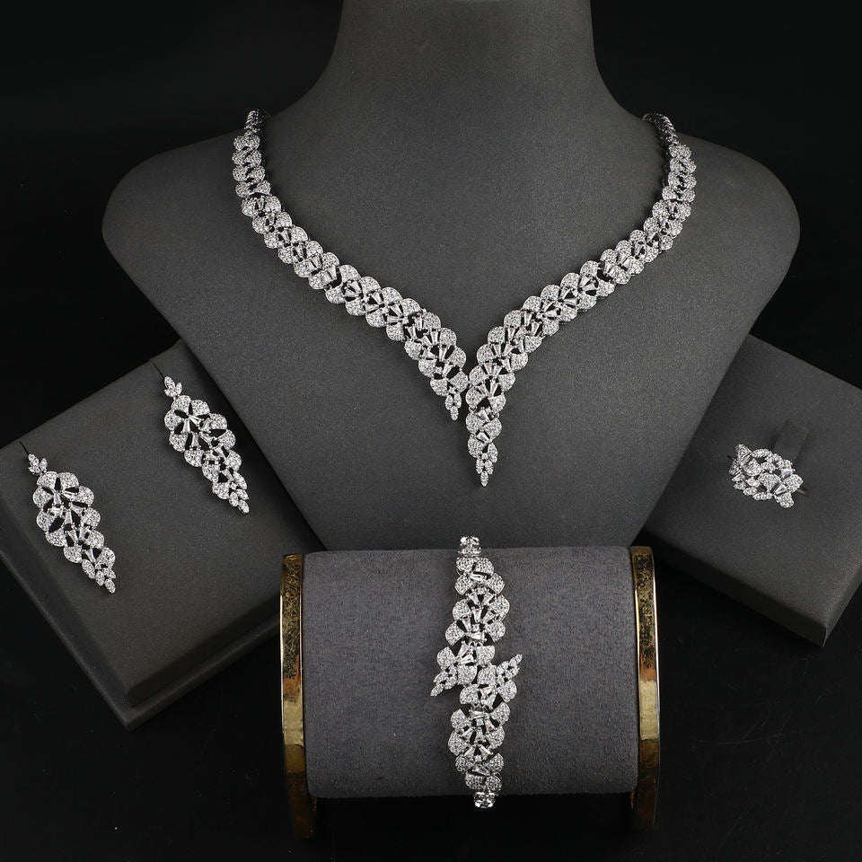Elegant CZ Zircon Bridal Jewelry Set™