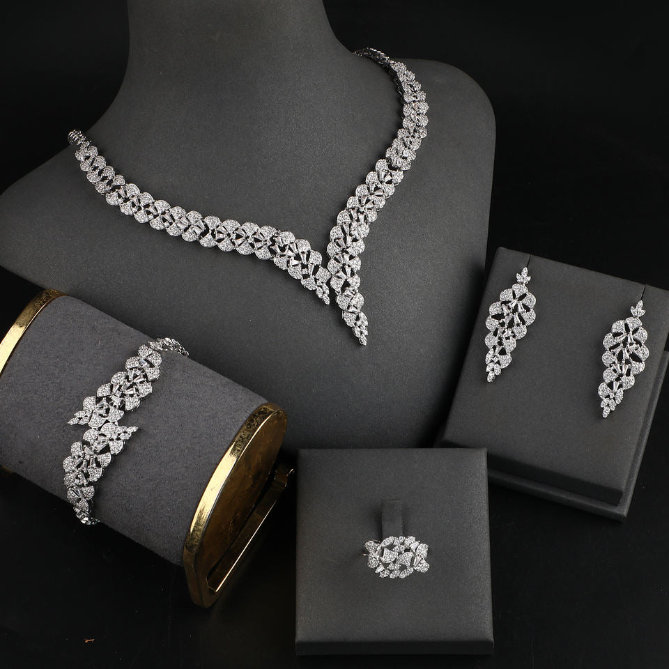 Elegant CZ Zircon Bridal Jewelry Set™